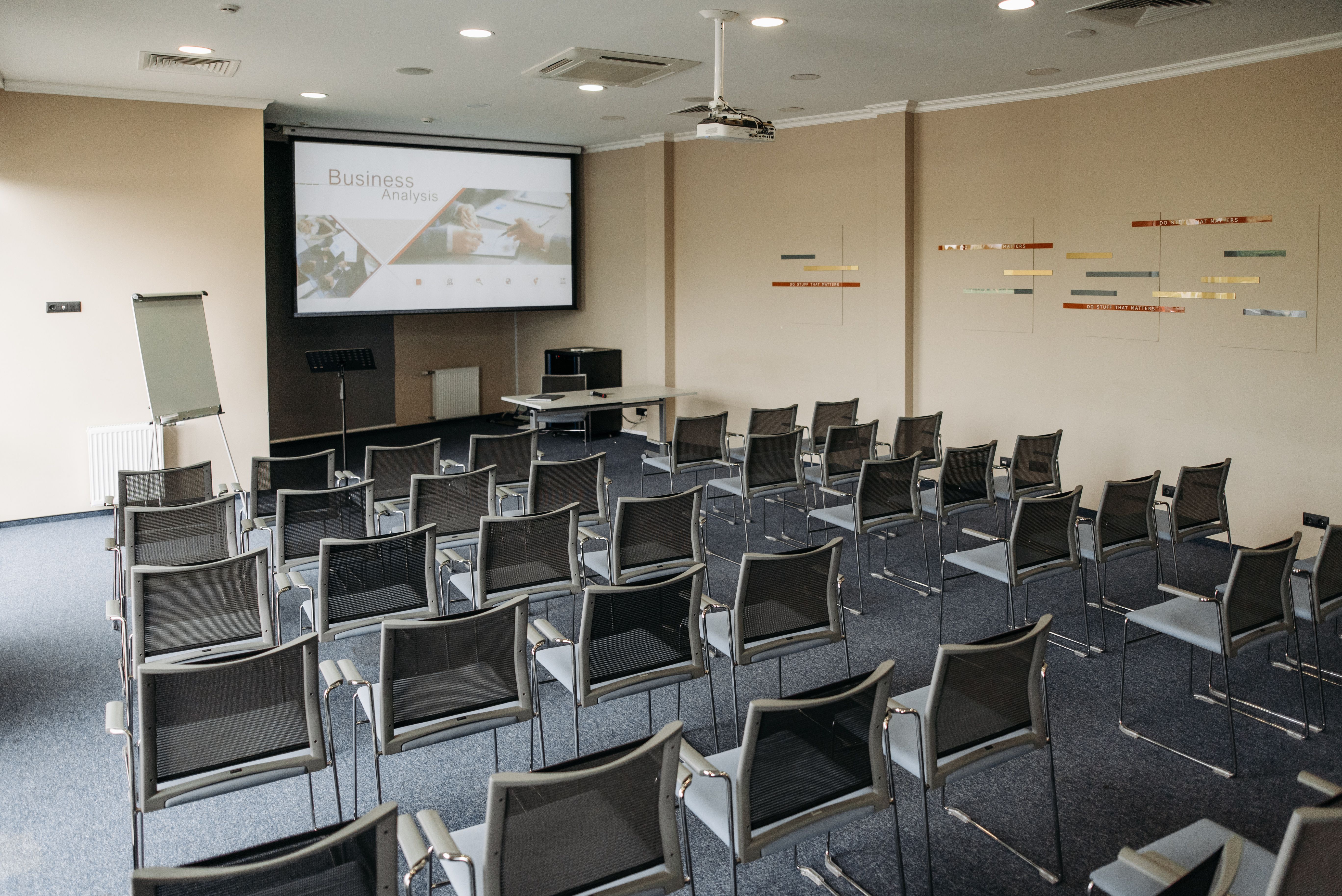 tetarlany układ sali konferencyjnej