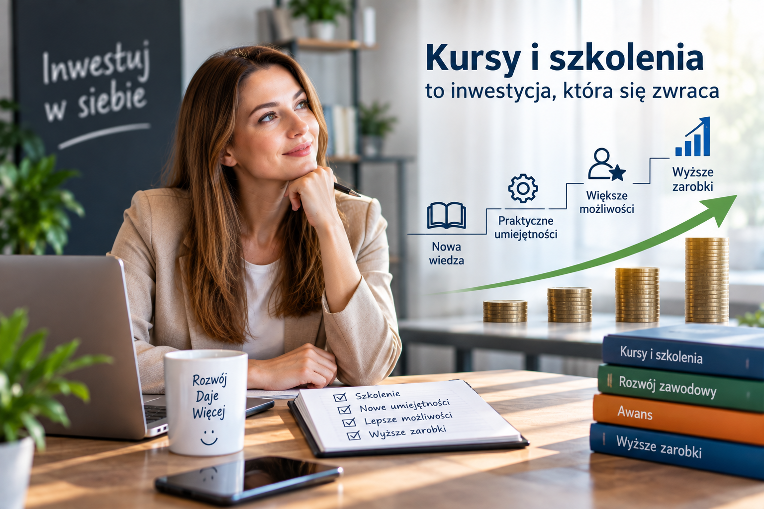 Czy kursy i szkolenia zwiększają zarobki? OECD pokazuje nowe dane