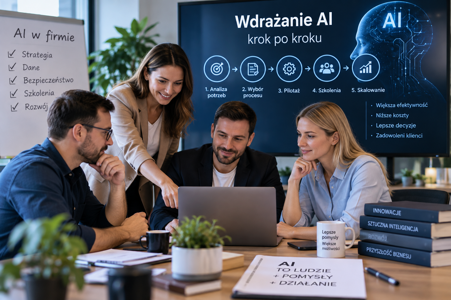 Jak wdrażać AI w firmie krok po kroku?