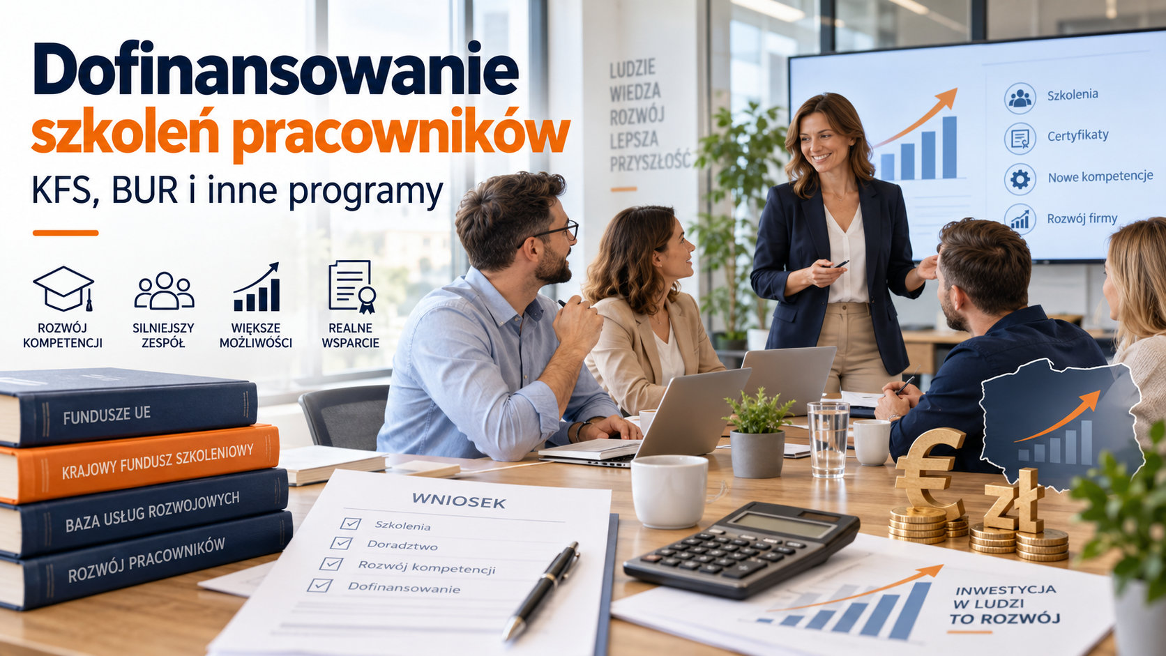 Nie tylko KFS. Skąd firmy mogą dziś brać pieniądze na szkolenia pracowników?