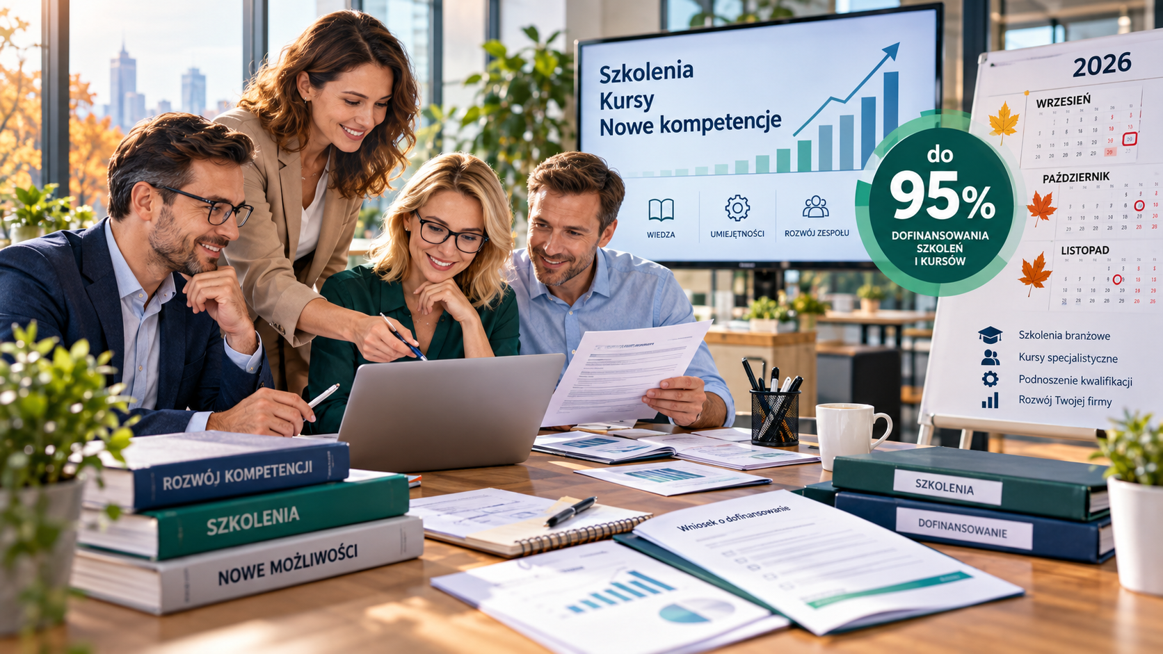 Nawet 95% dofinansowania na szkolenia i kursy. Gdzie jesienią 2026 szukać pieniędzy na rozwój kompetencji?
